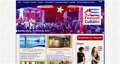 Desktop Screenshot of festivalcubano.pl