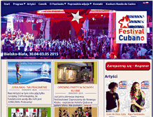 Tablet Screenshot of festivalcubano.pl